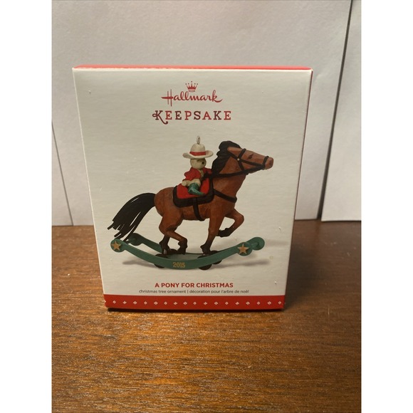 Hallmark Other - Hallmark Keepsake Ornament A‎ Pony For Christmas Limited Edition 2015